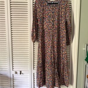 Old Navy Floral Maxi Dress in Multicolor Print